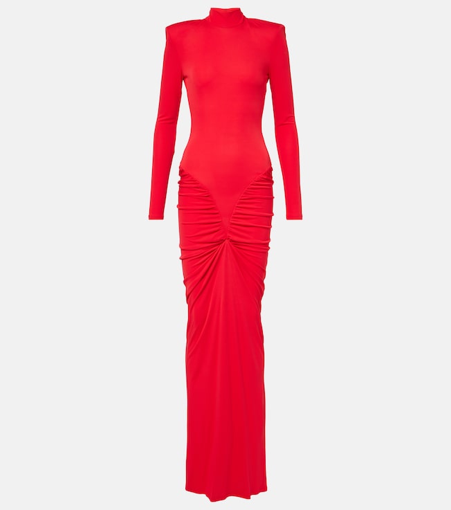 Darja ruched high-neck gown | The New Arrivals Ilkyaz Ozel