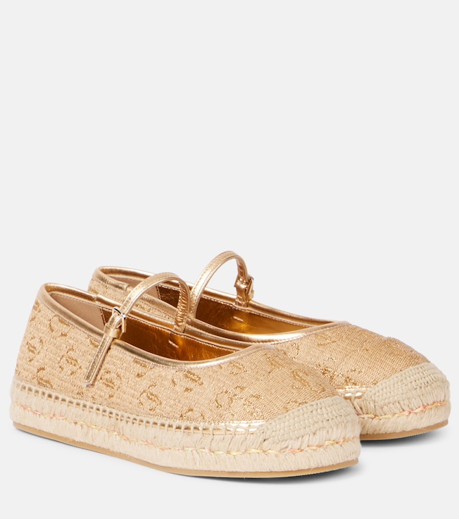Aciel leather-trimmed espadrilles | Jimmy Choo