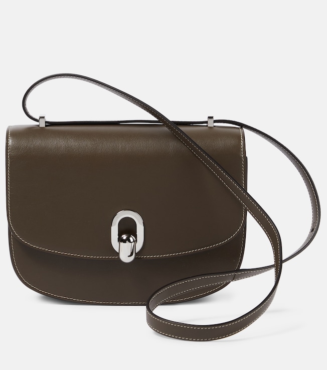 Tondo 22 leather shoulder bag | Savette