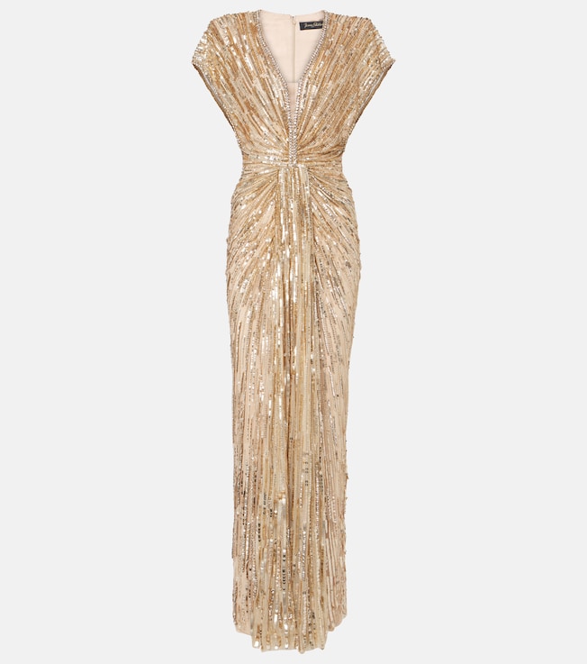 Zola sequined tulle gown | Jenny Packham