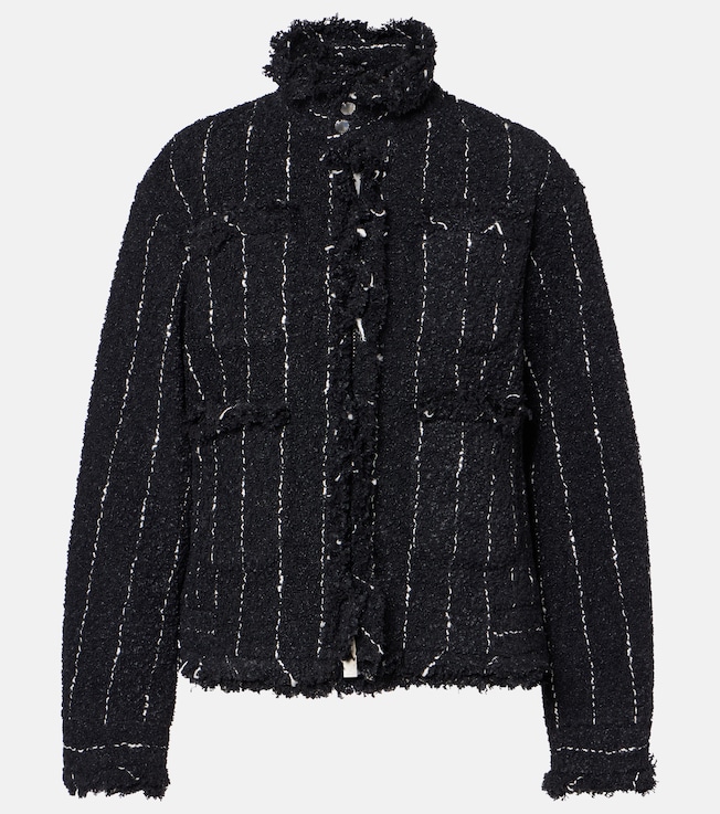 Striped tweed jacket | Sacai