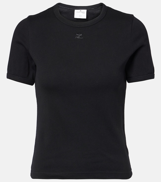 Heritage logo cotton jersey T-shirt | Courrèges