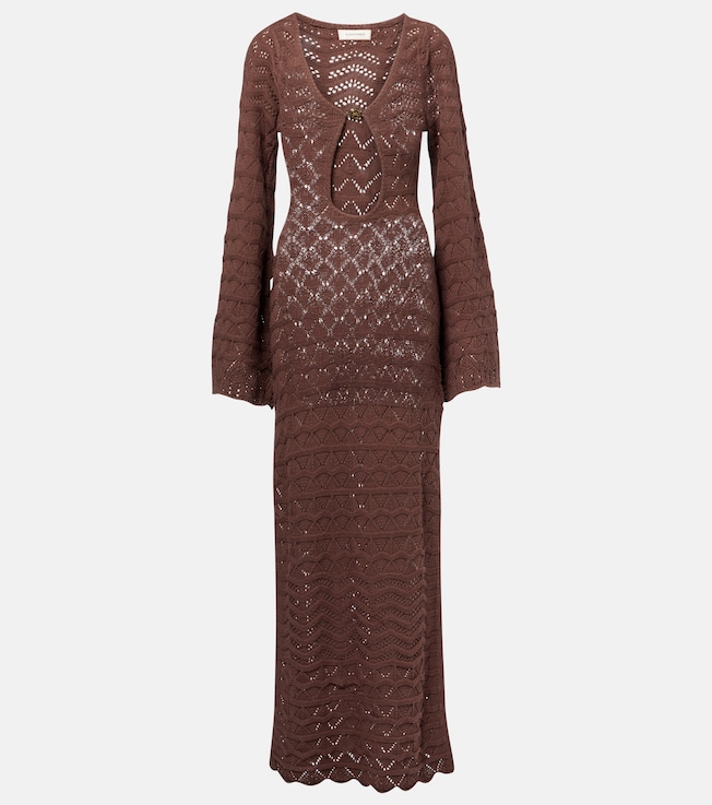 Rey crochet cotton-blend maxi dress | Bananhot