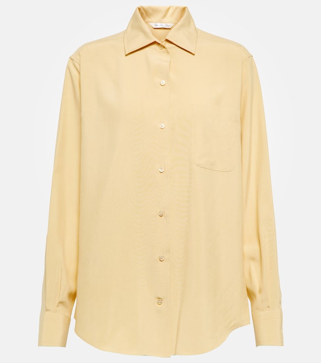 Sveva silk poplin shirt | Loro Piana