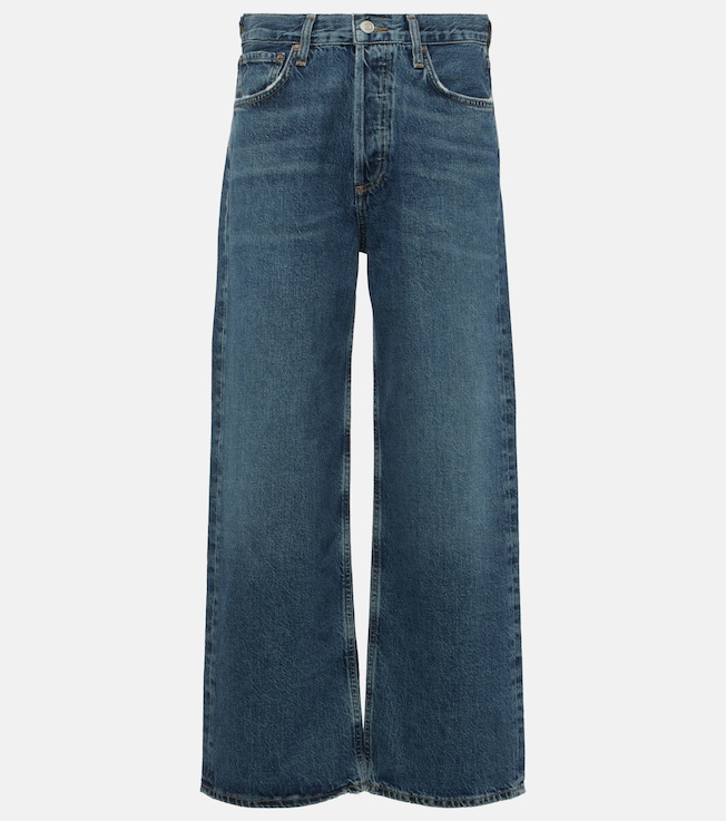 Ren high-rise cropped straight jeans | Agolde