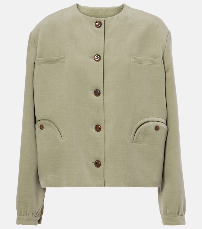 Jealousy Gliss cotton and linen jacket | Blazé Milano