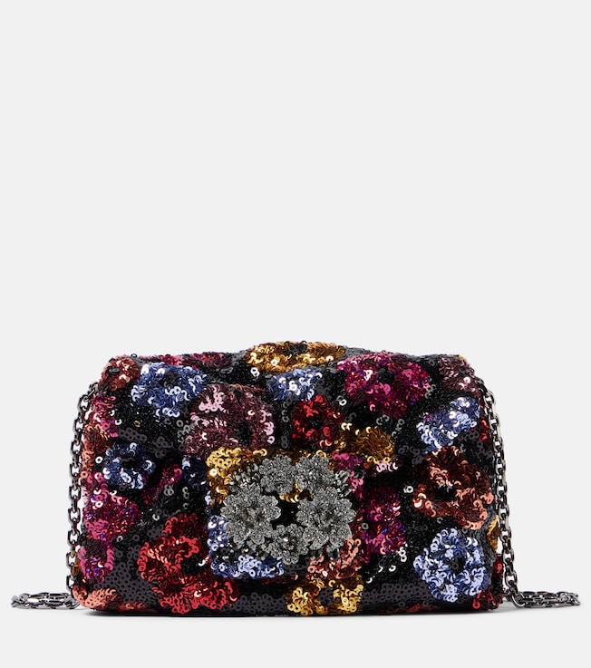 Efflorescence sequined clutch | Roger Vivier