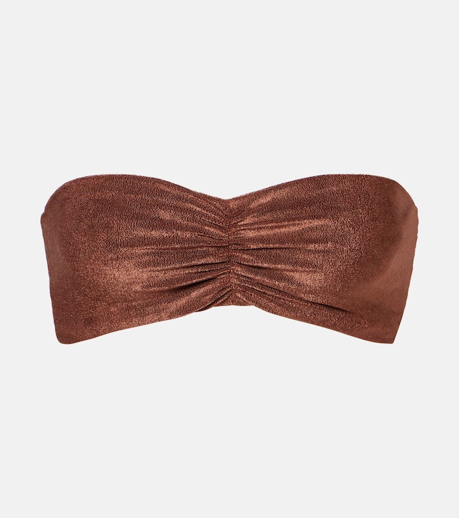 Terry bandeau bikini top | Jade Swim
