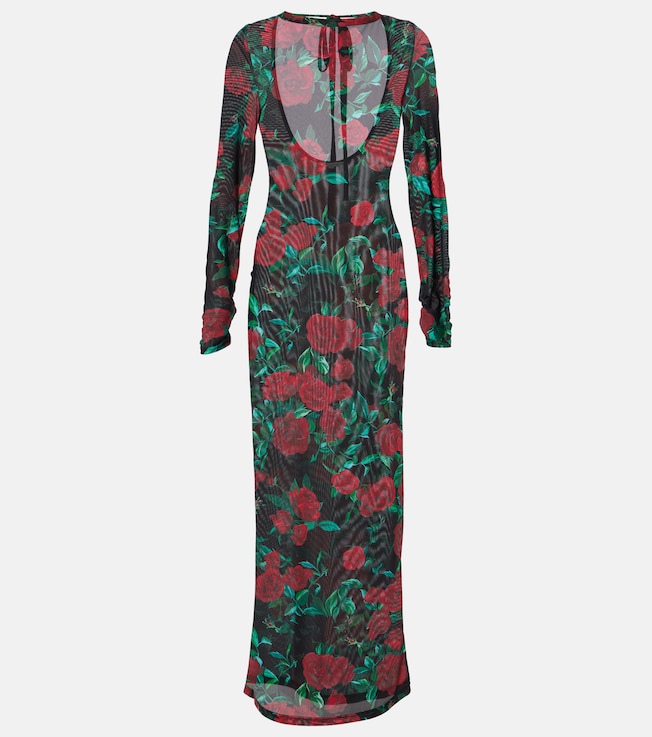 Selene floral mesh maxi dress | Alexandra Miro