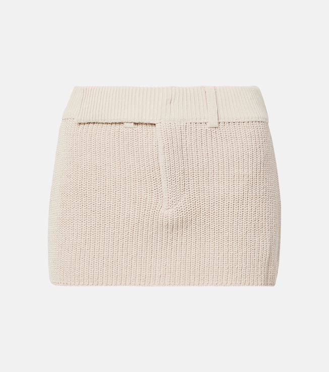 Caeli cotton-blend miniskirt | Aya Muse