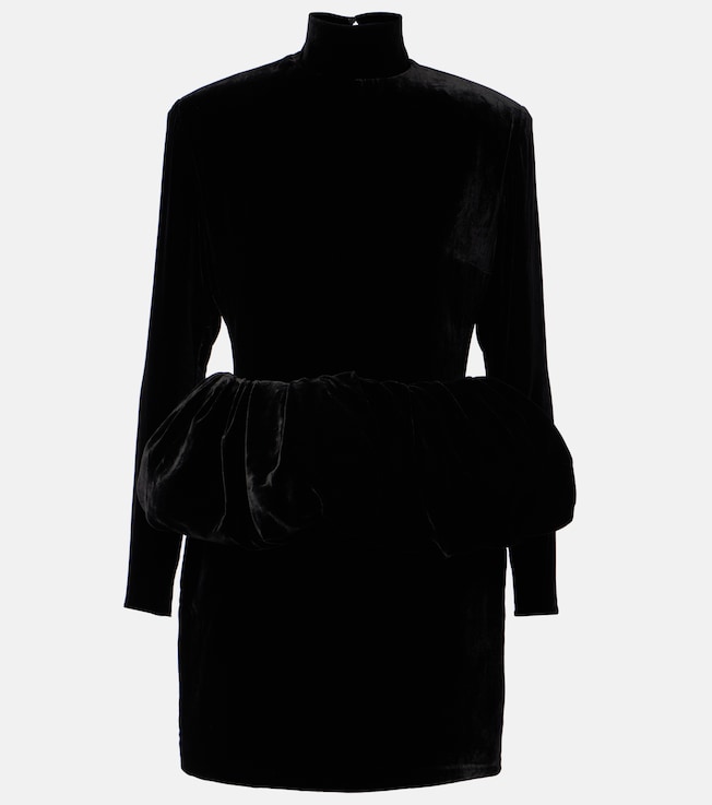 Catroux peplum silk minidress | The New Arrivals Ilkyaz Ozel