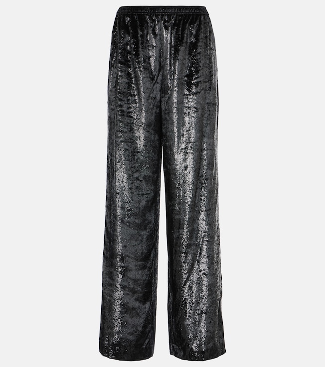 Velvet wide-leg pants | Polo Ralph Lauren