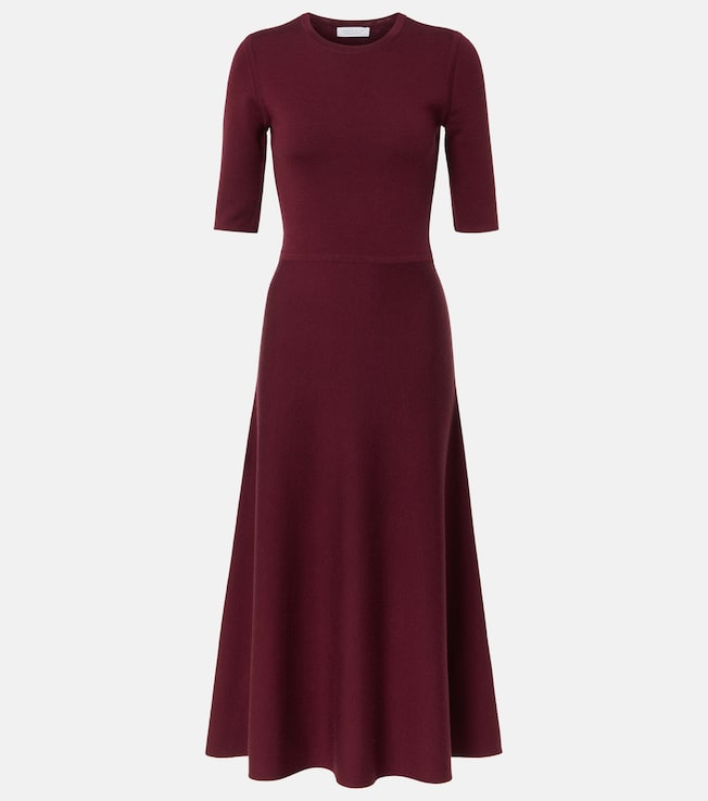 Seymore wool, cashmere, and silk midi dress | Gabriela Hearst