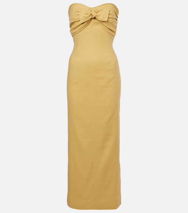 Rahel linen and cotton-blend maxi dress | Tove