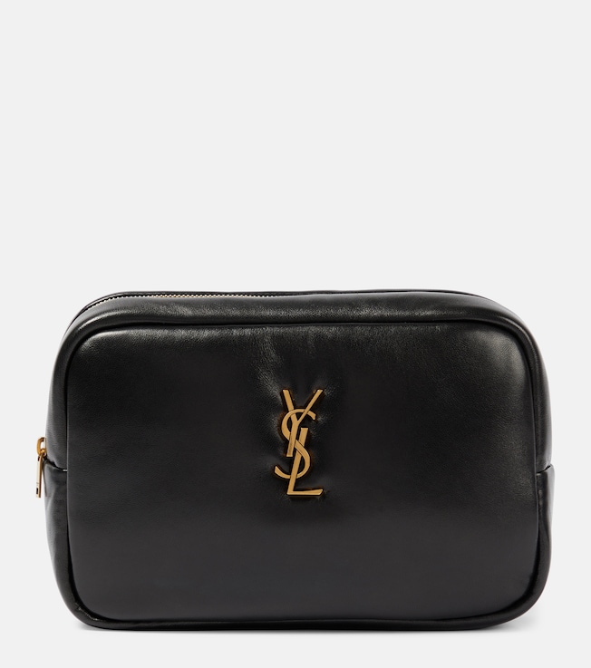 Quilted leather makeup bag | Saint Laurent