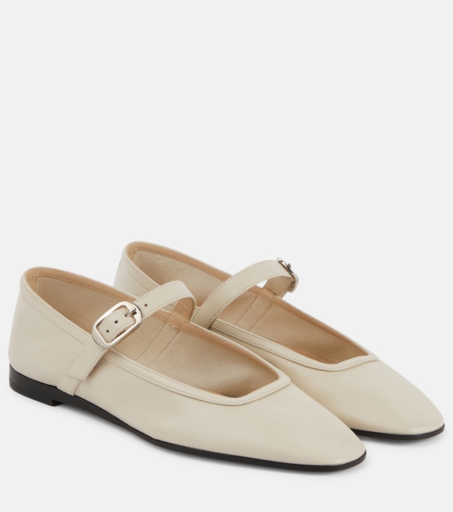 Leather Mary Jane ballet flats | Le Monde Béryl