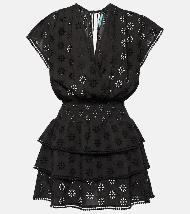 Jess broderie anglaise cotton minidress | Melissa Odabash
