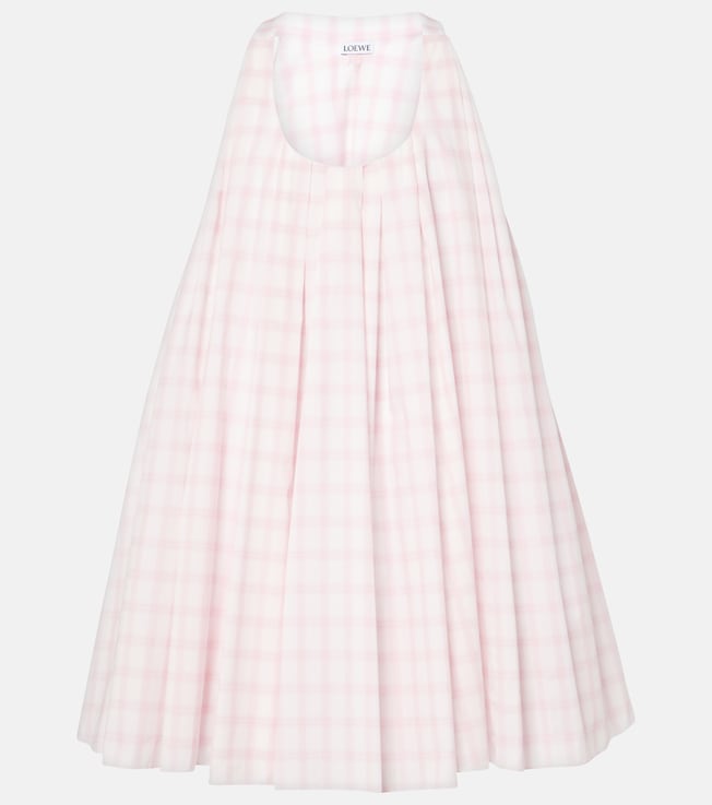 Trapeze cotton minidress | Loewe