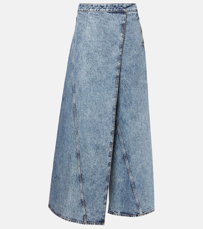 Wide-leg wrap jeans | Alaïa