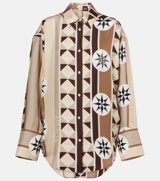 Paula's Ibiza printed silk shirt | Loewe