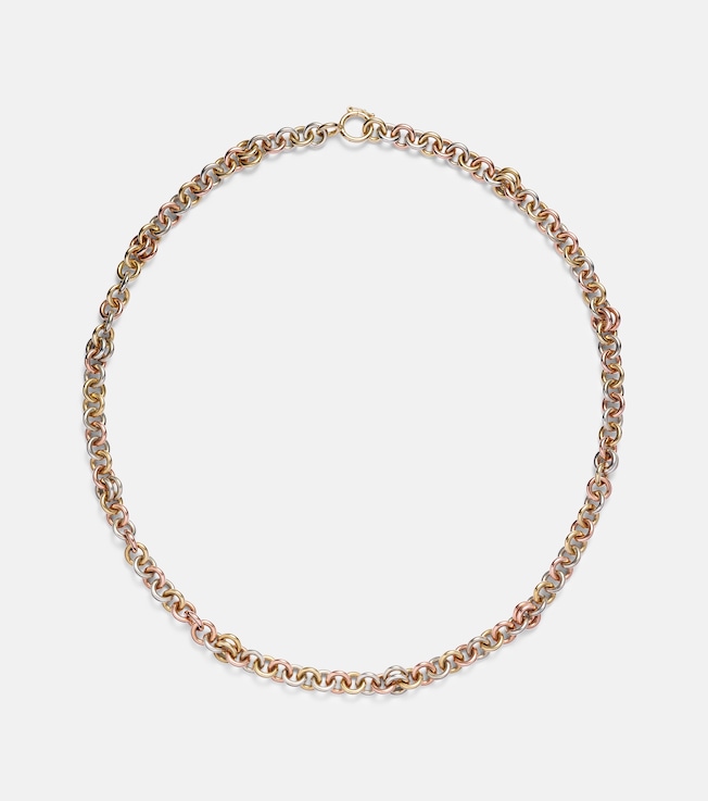 Serpens 18kt gold, rose gold and sterling silver chain necklace | Spinelli Kilcollin
