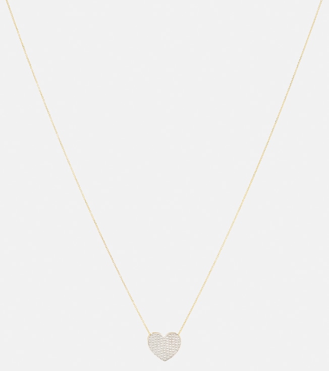 All My Heart 10kt yellow gold necklace with diamonds | Stone and Strand