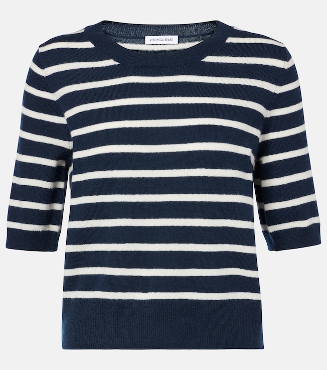 Shana striped cashmere sweater | Veronica Beard