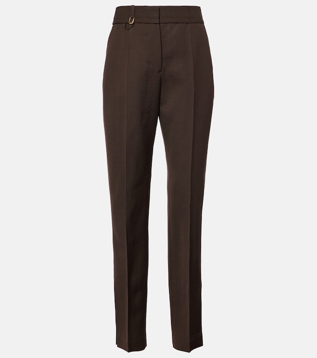 Tibau high-rise straight pants | Jacquemus