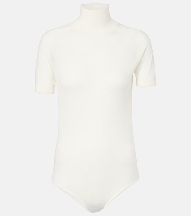 Turtleneck wool bodysuit | Alaïa