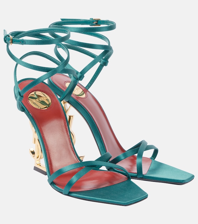Opyum 110 satin sandals | Saint Laurent