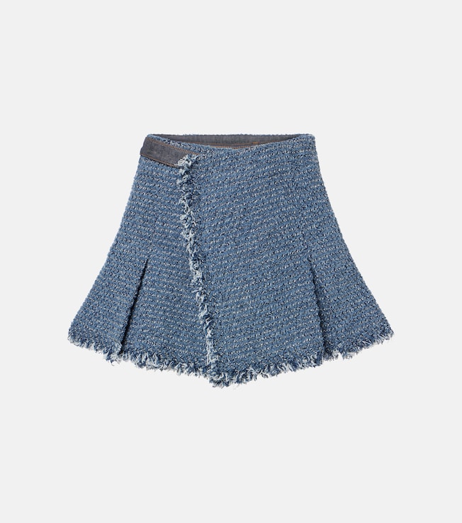 Punching denim shorts | Sacai