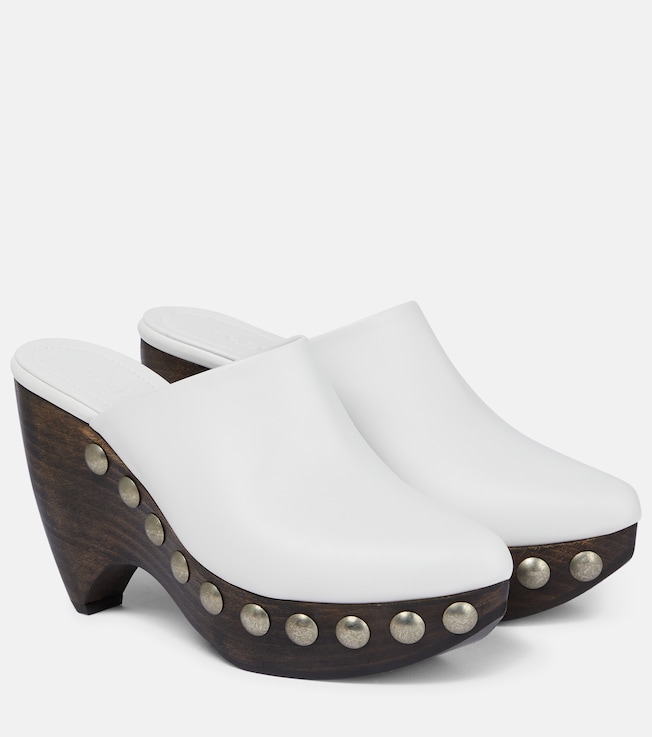 Leather clogs | Alaïa