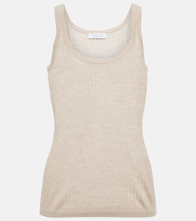 Nevin cashmere and silk tank top | Gabriela Hearst