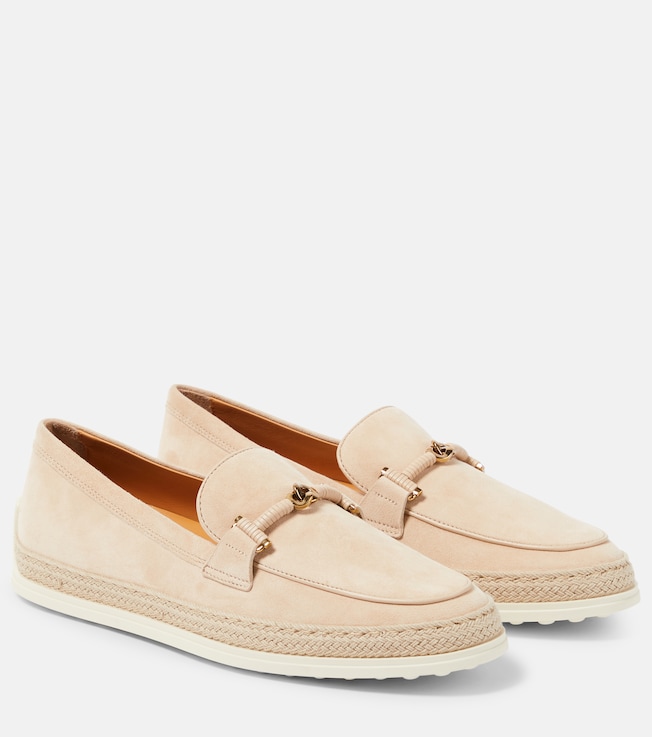 T Ring suede loafers | Tod's