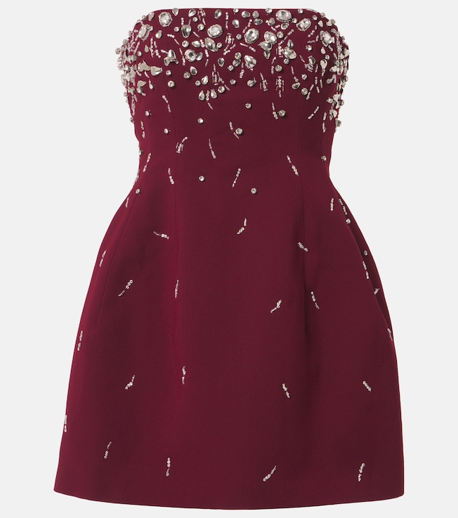 Arta embellished crêpe corset minidress | Simkhai