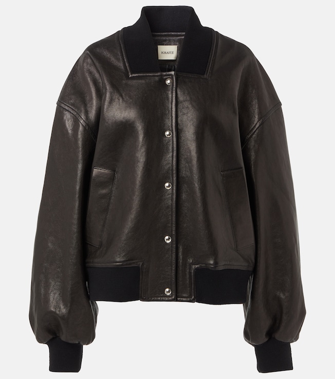 Spence leather bomber jacket | Khaite