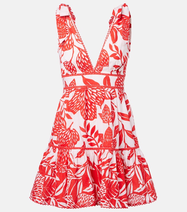 Cara cotton minidress | Poupette St Barth