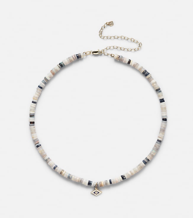 14kt yellow gold beaded choker | Sydney Evan