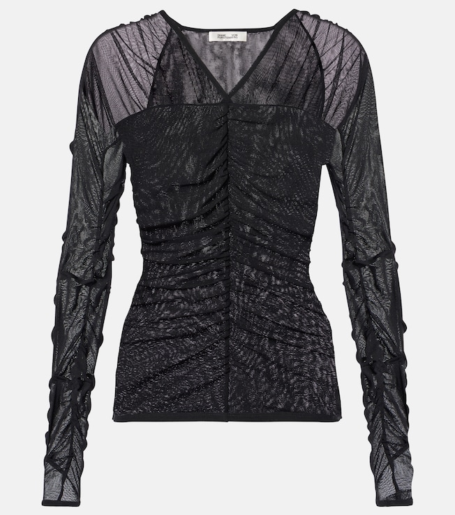 Eli mesh top | Diane von Furstenberg