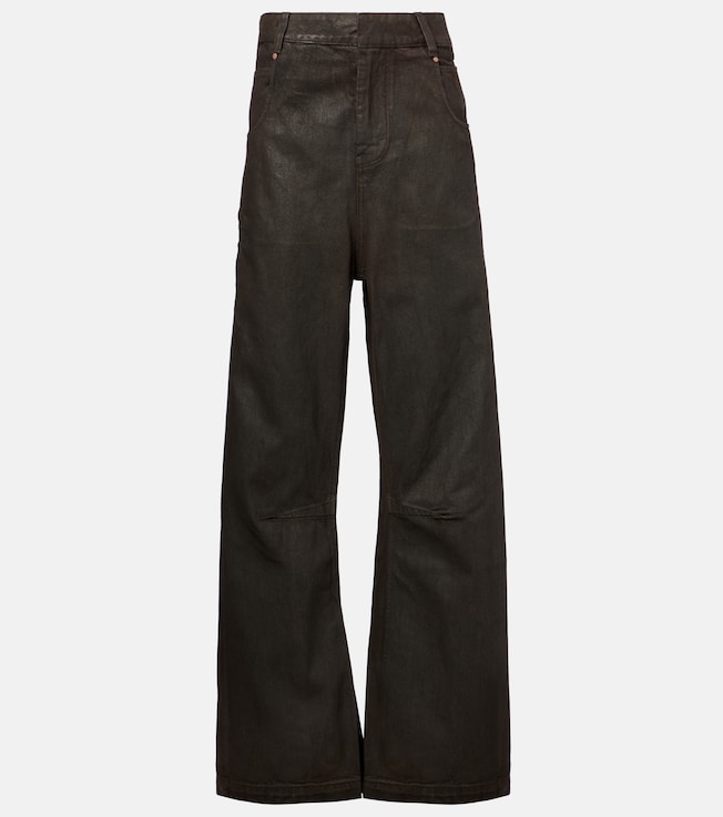 Gem mid-rise barrel-leg jeans | Entire Studios