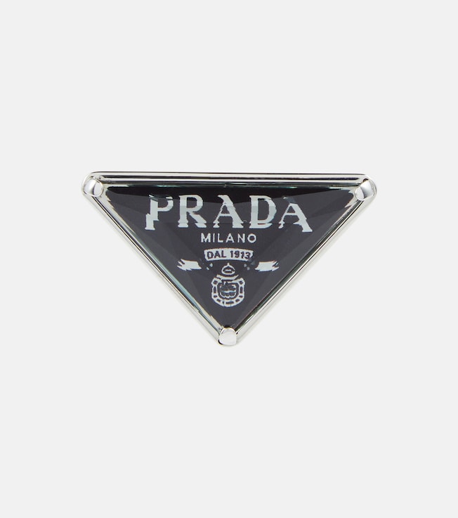 Stone Jewels sterling silver single ear clip | Prada