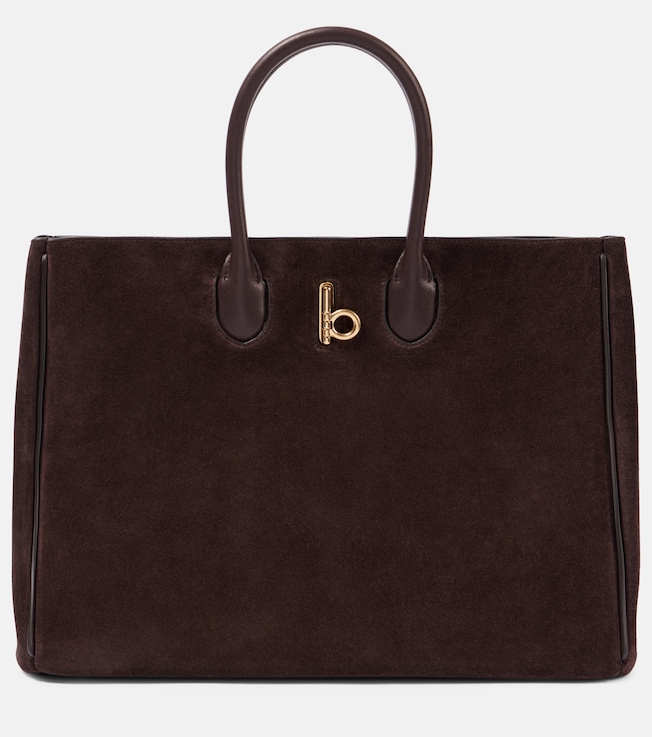 Rocking Horse Medium suede tote bag | Burberry