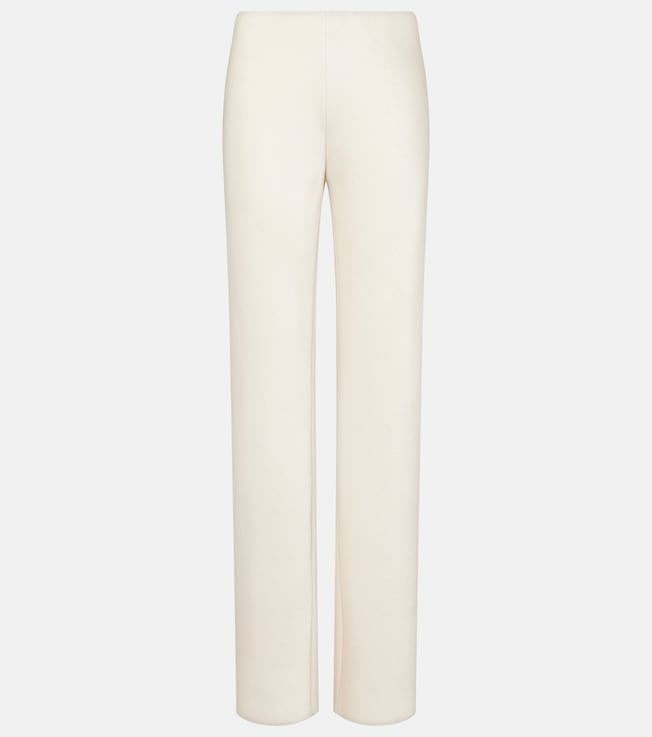 High-rise satin wide-leg pants | Vince