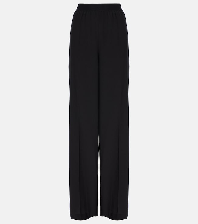 Hulin mid-rise silk wide-leg pants | Joseph