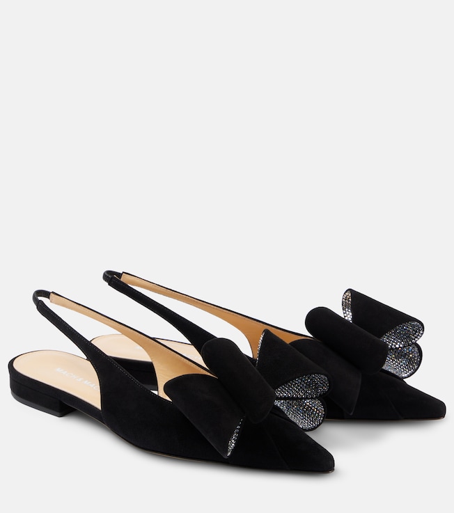 Le Cadeau suede ballet flats | Mach & Mach
