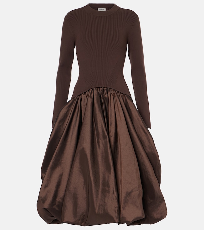 Kenlie gathered midi dress | Simkhai