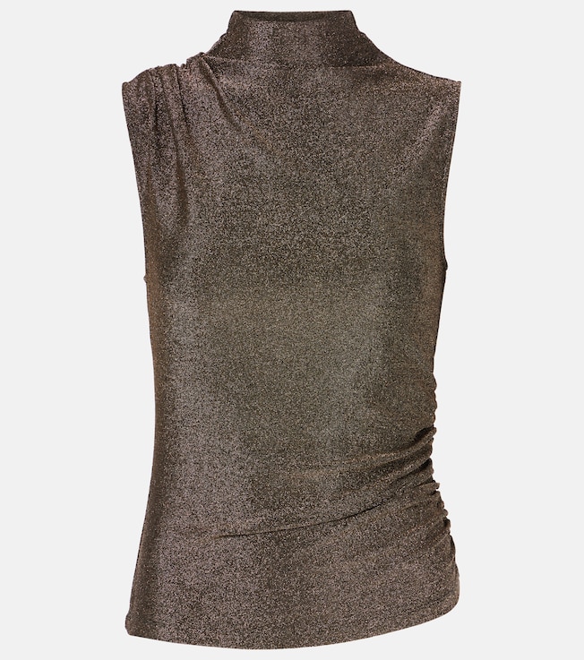Mylie lamé top | Veronica Beard
