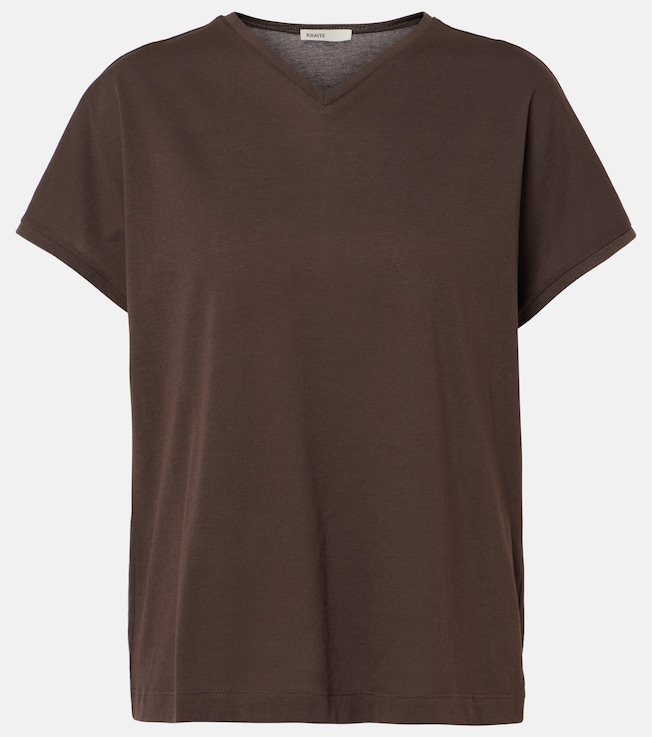 Devra cotton-blend jersey T-shirt | Khaite