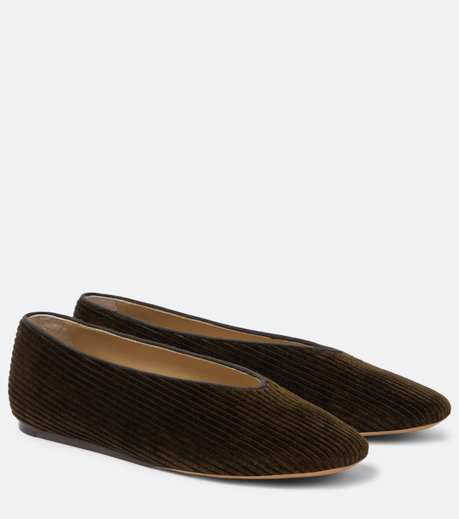 Regency velvet ballet flats | Le Monde Béryl