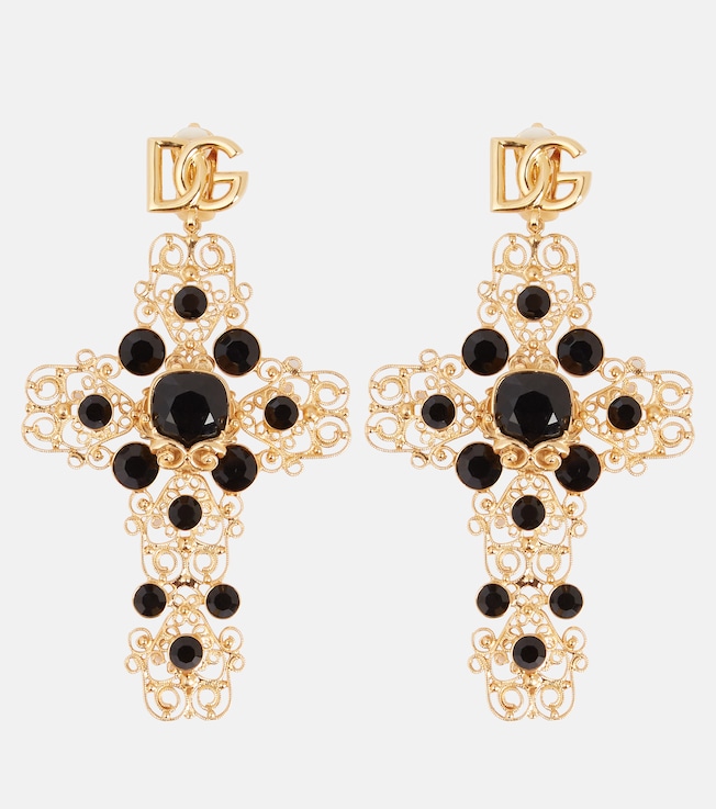 DG embellished drop earrings | Dolce&Gabbana